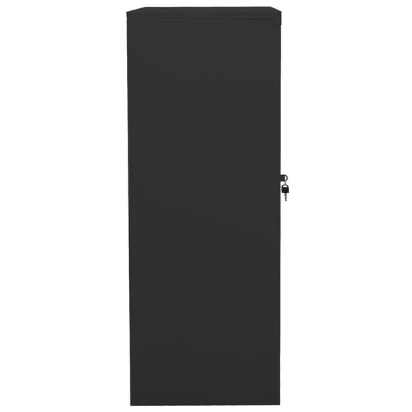vidaXL Armadio per Ufficio Antracite 90x40x105 cm in Acciaio