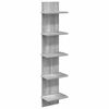vidaXL Scaffale da parete Sonoma grigio 22 x 15 x 100 cm