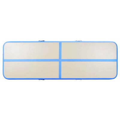 Rullo da Ginnastica Gonfiabile con Pompa 100x60 cm in PVC Verde 92713