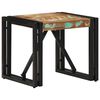 vidaXL Tavolino Salotto Multicolore 40x40x35cm Legno Massello Recupero