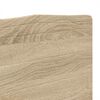 vidaXL Testiera Rovere Sonoma 180 cm Legno multistrato