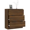 vidaXL Credenza Rovere Marrone 60x30x70 cm in Legno tecnico