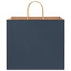 vidaXL Sacchetti di Carta 250 pz con Manici Blu 32x22x28 cm