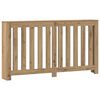 vidaXL Copertura Termosifone Rovere Artigianale 149x20x82cm in Legno