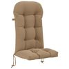 vidaXL Cuscino per Lounger Sole PUTTEN 100% Poliestere Tortora