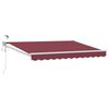 vidaXL Tettuccio Elettrico Retrattile Rosso Borgogna 2,5 x 2 m