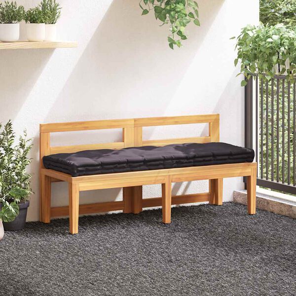 vidaXL Cuscino per Pallet e Pavimento in Cotone 120x40x7 cm Antracite