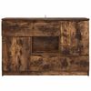 vidaXL Credenza Rovere fumé 100 x 30 x 65,6 Legno multistrato