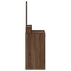 vidaXL Tavolo da Trucco con cassetto Rovere Marrone 79 x 41 x 140 cm
