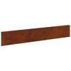 vidaXL Bordura per Prato 30 pcs 100 x 18 cm Acciaio Ruggine