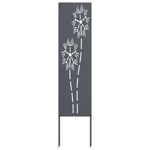 vidaXL Schermo per privacy in giardino Traforo Antracite 32 x 140 cm