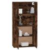 vidaXL Credenza Rovere Fumo in Legno Multistrato