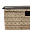 vidaXL Set Divano da Giardino 6 pz con Cuscini Beige in Polyrattan