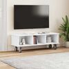 vidaXL Supporto TV Bianco 100 x 35 x 35 cm Legno multistrato