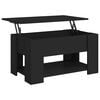 vidaXL Tavolino da Salotto Nero 79x49x41 cm in Legno Multistrato