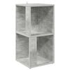 vidaXL Armadio Angolare Grigio Cemento 33x33x67 cm in Truciolato