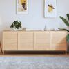 vidaXL Ante con Design a Lamelle 4 pz 69x59,4 cm in Legno di Pino