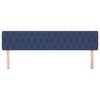 vidaXL Testiera Blu 180x7x78/88 cm in Tessuto