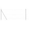 vidaXL Palo della recinzione Zincato 100 x 1 m Acciaio