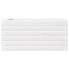 vidaXL Fioriera da Giardino Bianca 50x50x23 cm Legno Massello di Pino
