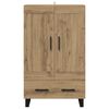 vidaXL Credenza con cassetto Rovere artigianale 69,5 x 31 x 115 cm