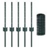 vidaXL Recinzione Euro con palo 10 x 0,4 m Acciaio rivestito in PVC