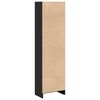 vidaXL Libreria Nera 40x24x143 cm in Truciolato