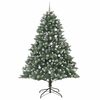 vidaXL Albero di Natale artificiale con 300 LED Verde 240 cm