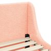 vidaXL Struttura letto bambini con testata Rosa 90 x 190 cm