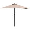 vidaXL Ombrello da giardino Talpa 294 x 150 x 224 cm