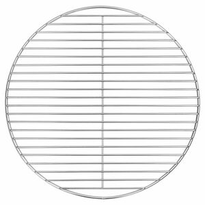 vidaXL Griglia per barbecue Argento 43 x 43 cm Acciaio inossidabile