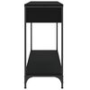 vidaXL Tavolino Consolle Nero 100x34,5x75 cm in Legno Multistrato