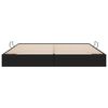 vidaXL Letto con Contenitore Nero 200 x 200 cm Pelle sintetica