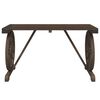 vidaXL Tavolo da Giardino 115x55x65 cm in Legno Massello di Abete