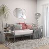 vidaXL Telaio Divano Letto Grigio in Metallo 90x200 cm