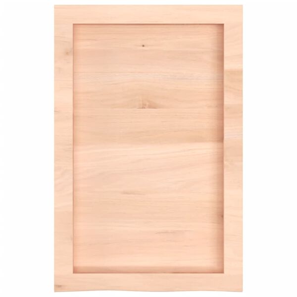 vidaXL Piano Bagno 40x60x(2-4) cm in Legno Massello Non Trattato