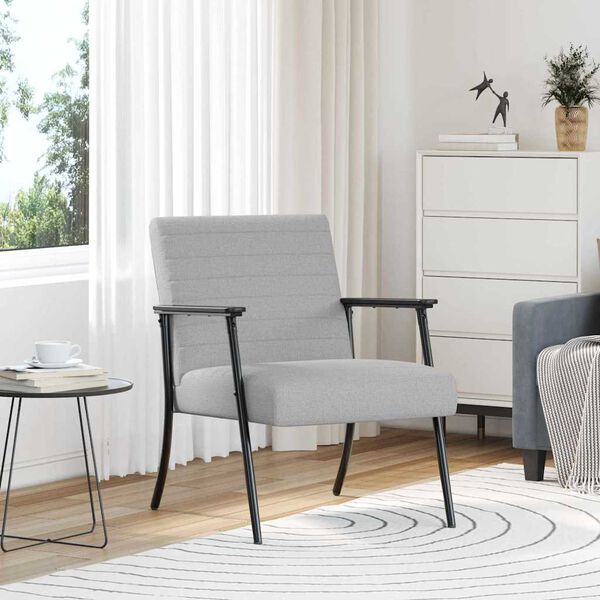 vidaXL poltrona Grigio Nuvola 59 x 75 x 78 cm Tessuto