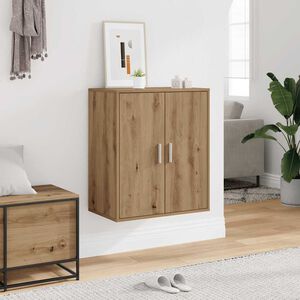 vidaXL Scarpiera Rovere Artigianale 60x35x70 cm in Legno Multistrato