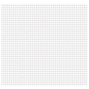 vidaXL Recinzione in Rete Modulare in Acciaio Inox 50x50 cm 11x11x2 mm