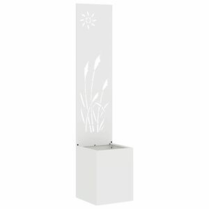 vidaXL Schermo per privacy in giardino Traforo Bianco 32 x 150 cm