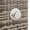 vidaXL Doccia da giardino Grigio 60 x 80 x 214 cm Poly Rattan
