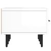 vidaXL Mobile Porta TV Bianco Lucido 150x36x30 cm in Legno Multistrato