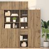 vidaXL Credenza con cassetto Rovere artigianale 40 x 42,5 x 185 cm