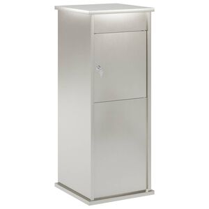 vidaXL cassetta postalepastkastei Argento 40 x 40 x 100 cm