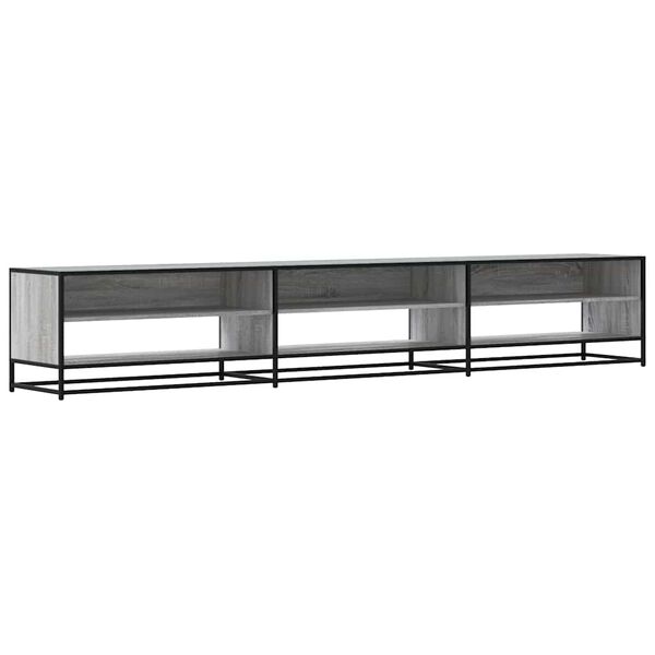 vidaXL Mobile Porta TV Grigio Sonoma 270x40x46 cm in Truciolato
