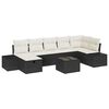 vidaXL Set di divani con cuscino 8 pcs polyrattan