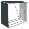 vidaXL Capannone da Giardino in Acciaio Zincato 163x83x154cm Antracite
