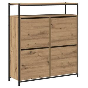 vidaXL Mobile per scarpe 100 x 34 x 112 cm Legno multistrato