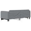 vidaXL Divano Letto con Letto Estraibile Grigio Chiaro 90x190 Tessuto