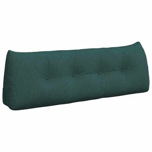 vidaXL Cuscino per Schiena Verde Scuro 140 x 24 x 50 cm Tessuto